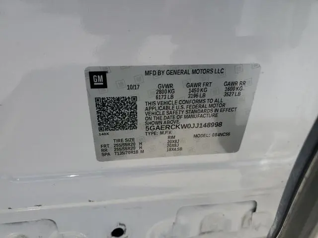 2018 BUICK ENCLAVE PREMIUM  