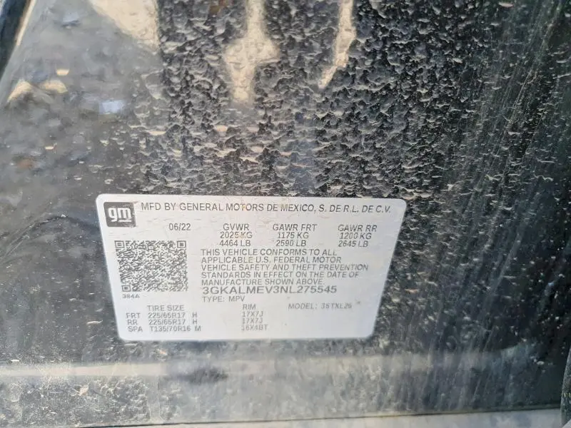 2022 GMC TERRAIN SLE  