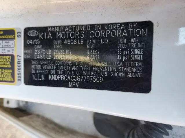 2016 KIA SPORTAGE LX  