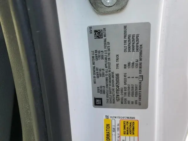 2015 GMC SIERRA C1500  