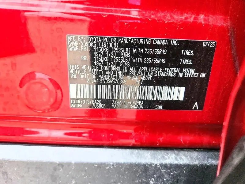 2025 TOYOTA RAV4 XLE PREMIUM  