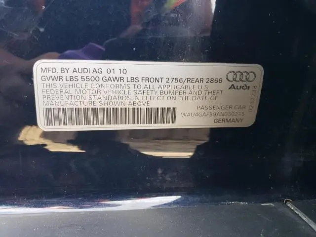 2010 AUDI A6 PRESTIGE  