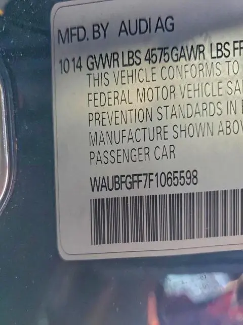 2015 AUDI A3 PREMIUM  