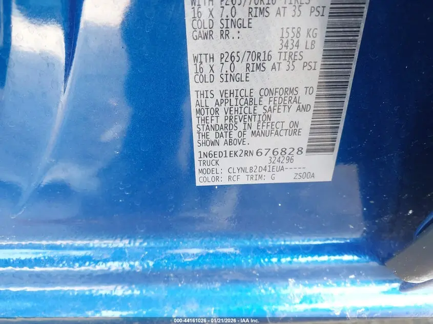 2024 NISSAN FRONTIER SV 4X4