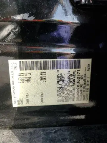 2018 NISSAN MAXIMA 3.5S  