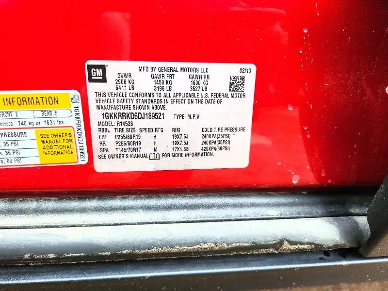 2013 GMC ACADIA SLT-1  