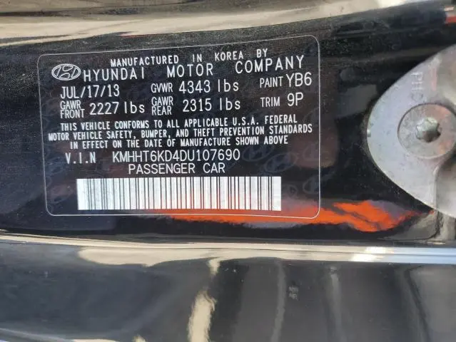 2013 HYUNDAI GENESIS COUPE 2.0T  