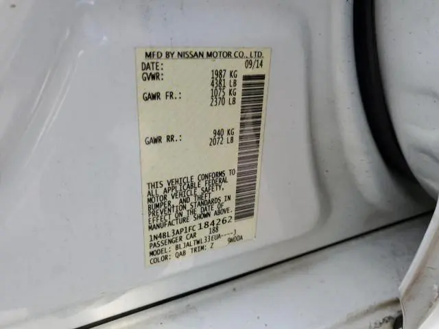 2015 NISSAN ALTIMA 3.5S  
