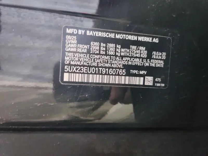 2026 BMW X5 XDRIVE40I  
