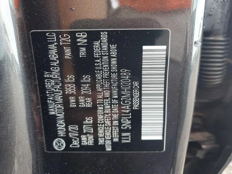 2021 HYUNDAI ELANTRA SE  