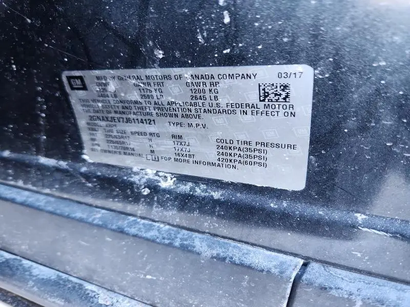 2018 CHEVROLET EQUINOX LT  