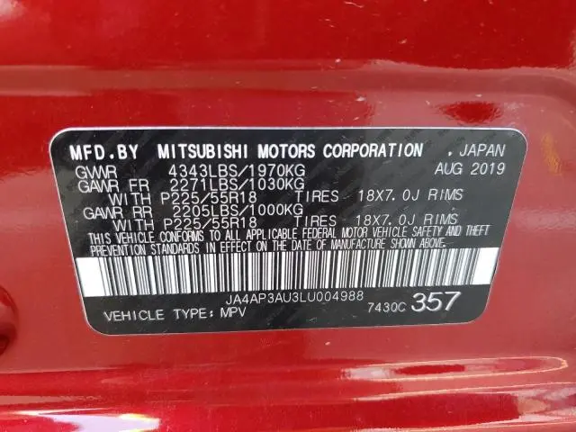 2020 MITSUBISHI OUTLANDER SPORT ES  