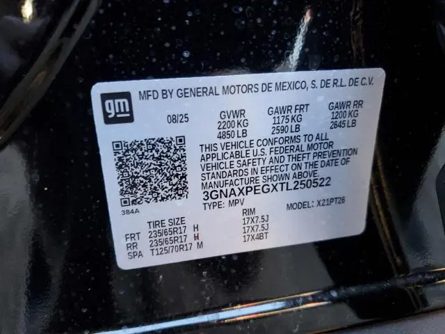 2026 CHEVROLET EQUINOX LT  