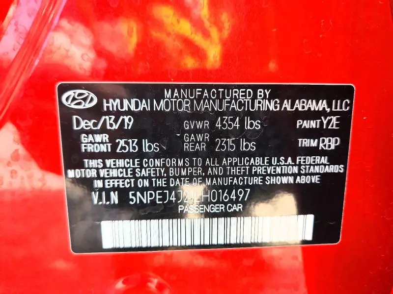 2020 HYUNDAI SONATA SEL PLUS  