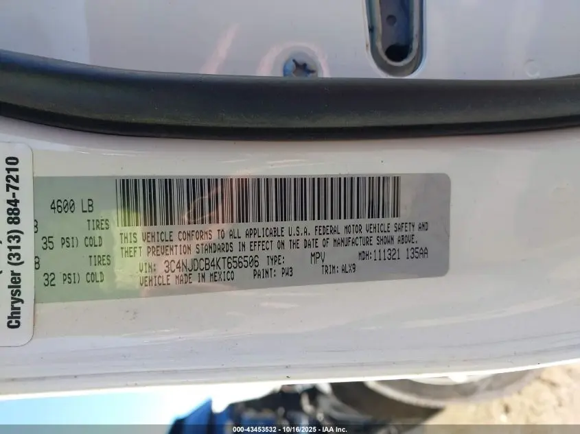 2019 JEEP COMPASS LIMITED 4X4