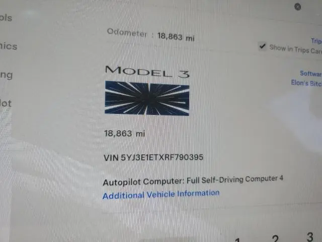 2024 TESLA MODEL 3