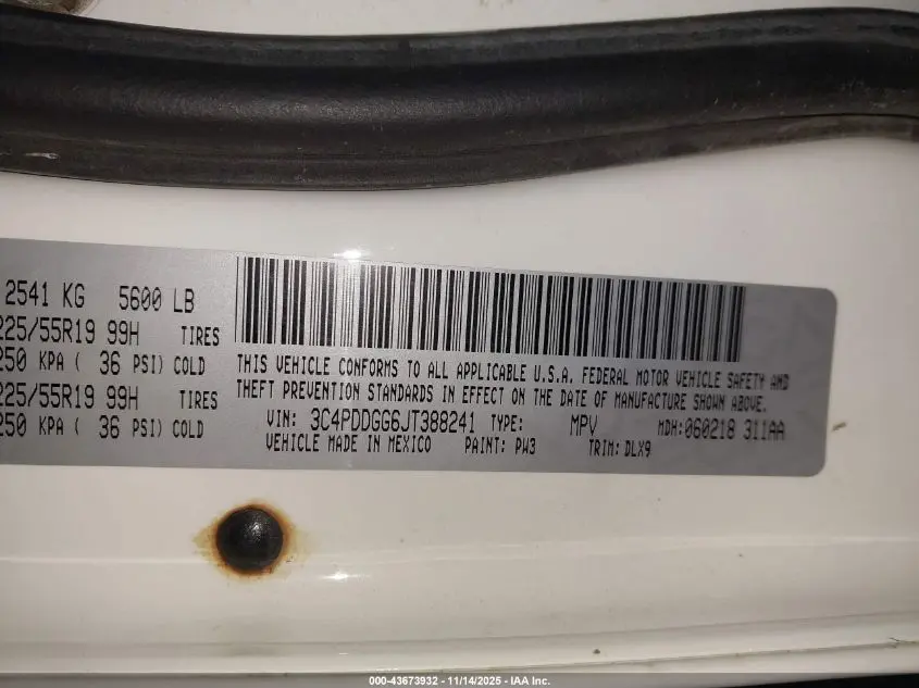 2018 DODGE JOURNEY CROSSROAD AWD