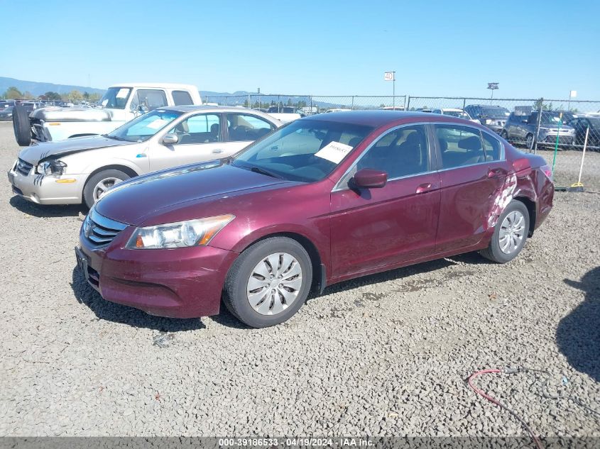 2012 HONDA ACCORD 2.4 LX