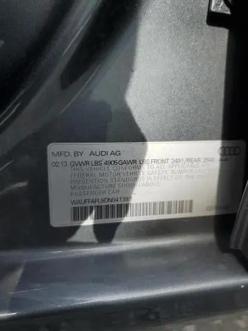 2013 AUDI A4 PREMIUM PLUS  