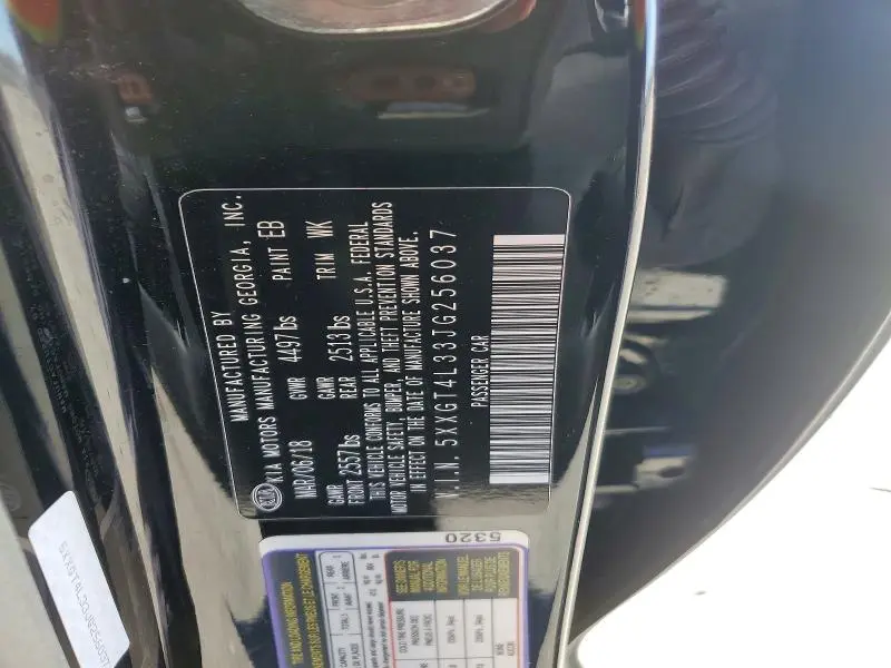 2018 KIA OPTIMA S  