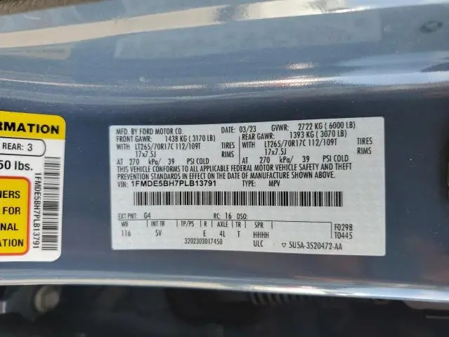 2023 FORD BRONCO BASE  