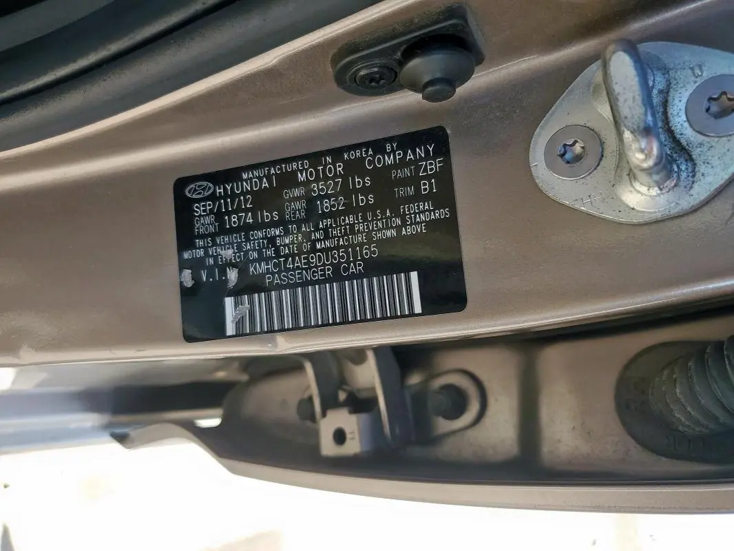 2013 HYUNDAI ACCENT GLS  