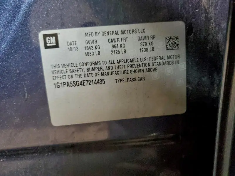 2014 CHEVROLET CRUZE LS  