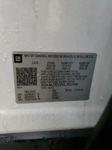 2019 GMC TERRAIN SLE  