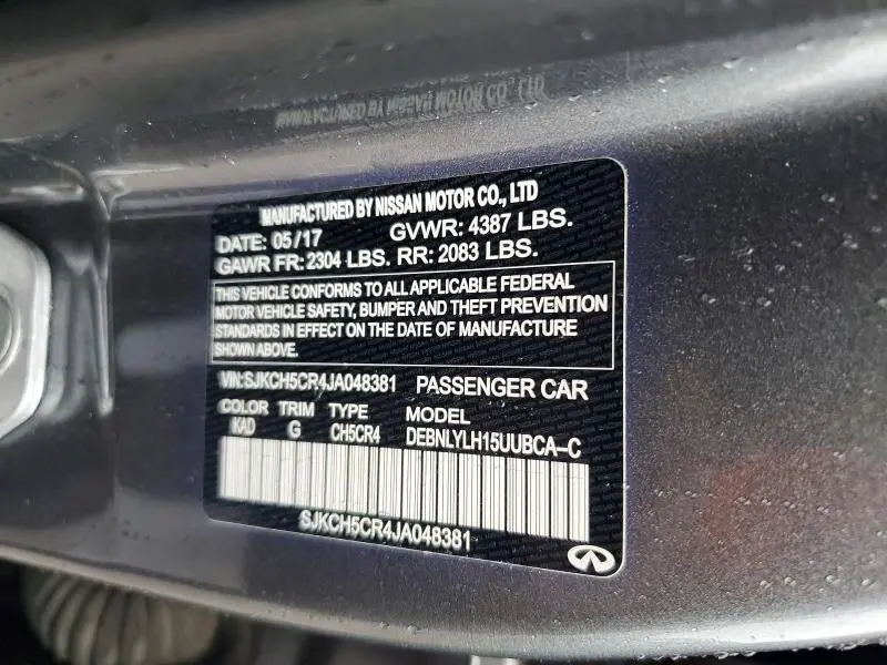 2018 INFINITI QX30 PREMIUM  