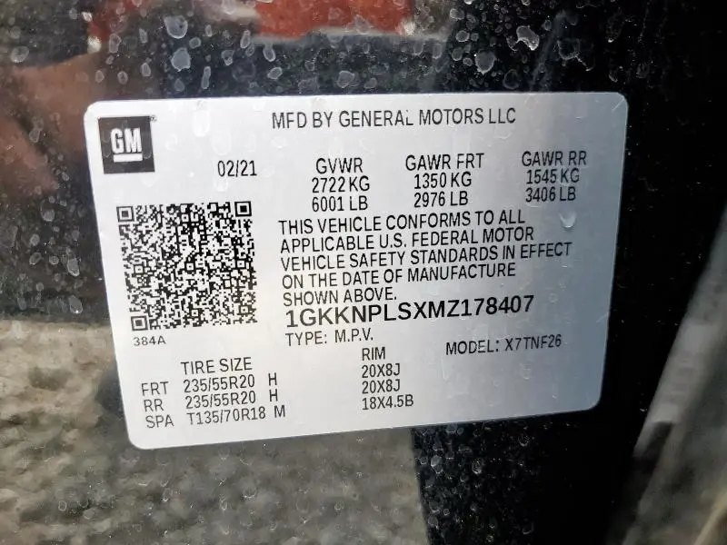 2021 GMC ACADIA DENALI  