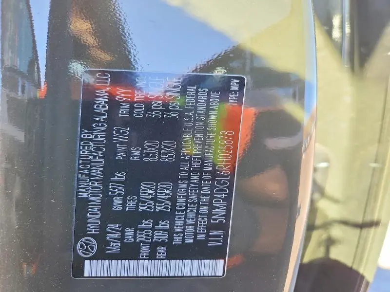 2024 HYUNDAI SANTA FE LIMITED  