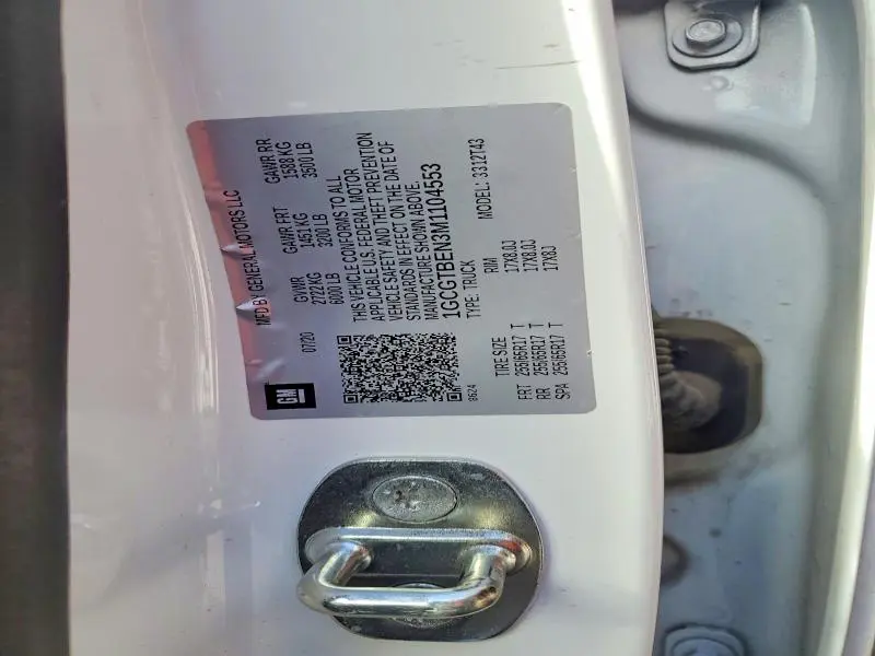 2021 CHEVROLET COLORADO   