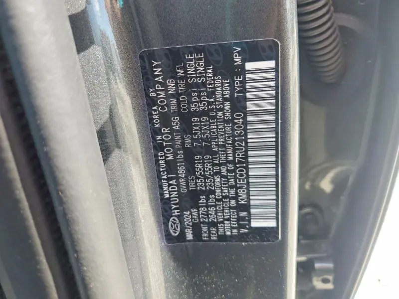2024 HYUNDAI TUCSON   