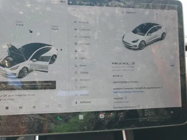 2020 TESLA MODEL 3 