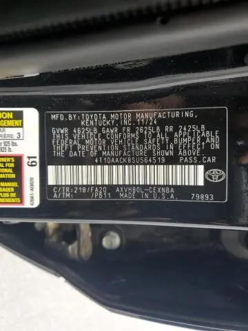 2025 TOYOTA CAMRY XSE