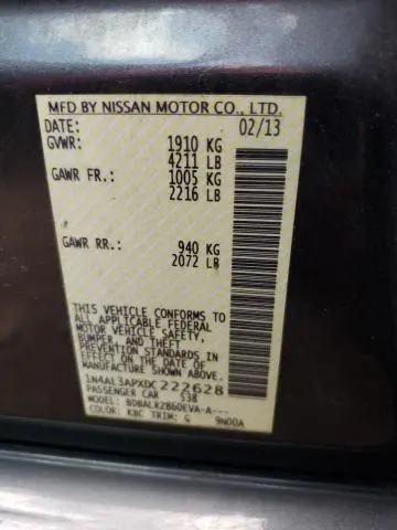 2013 NISSAN ALTIMA 2.5