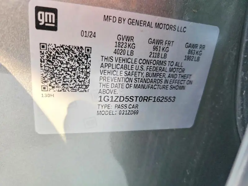 2024 CHEVROLET MALIBU LT  