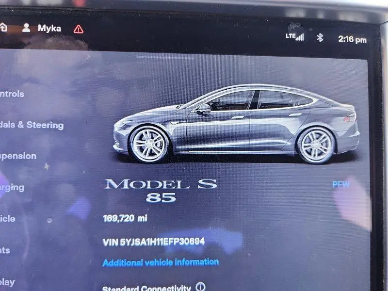 2014 TESLA MODEL S   