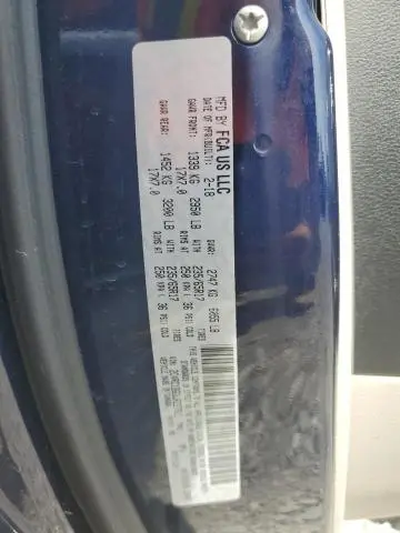 2018 CHRYSLER PACIFICA TOURING L  