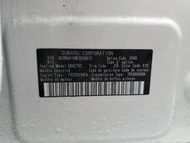 2019 SUBARU LEGACY 2.5I PREMIUM  