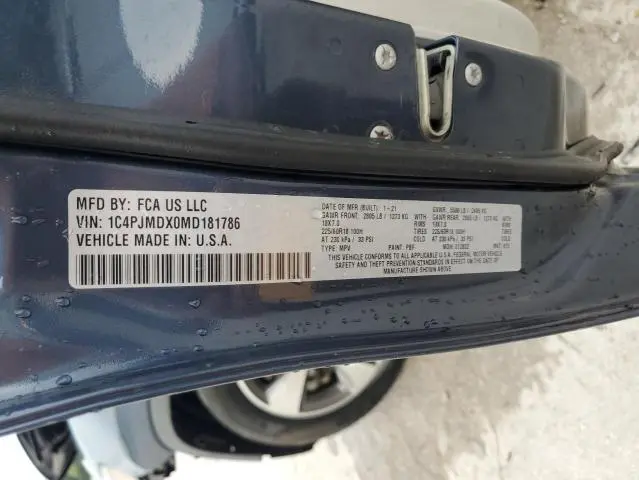 2021 JEEP CHEROKEE LIMITED  