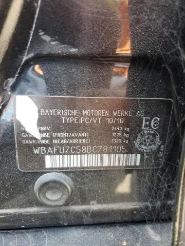 2011 BMW 535 XI  