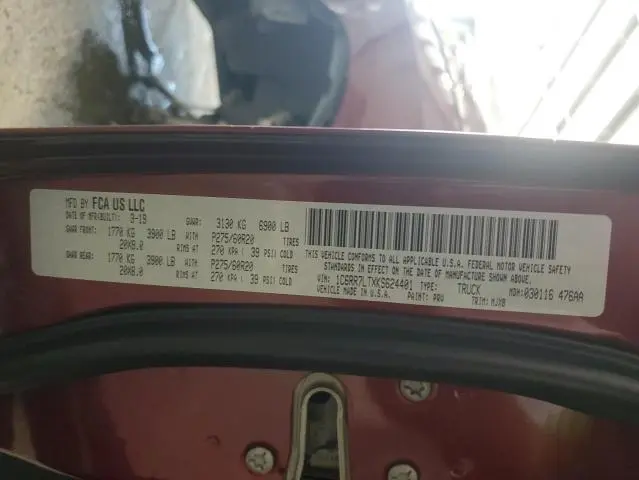2019 RAM 1500 CLASSIC SLT  