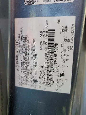 2011 FORD FUSION SEL  