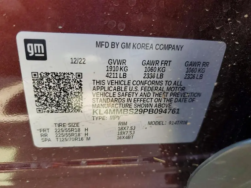 2023 BUICK ENCORE GX PREFERRED  