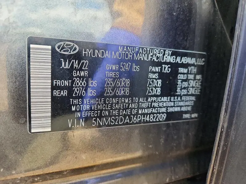 2023 HYUNDAI SANTA FE SEL  