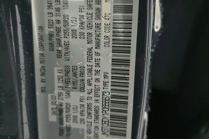 2023 MAZDA CX-9 GRAND TOURING  