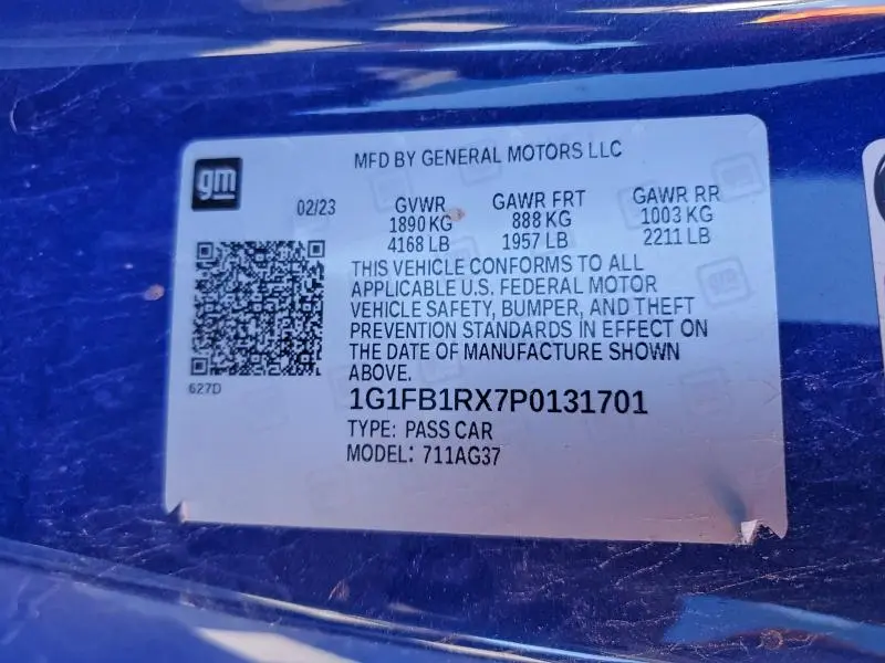 2023 CHEVROLET CAMARO LS  