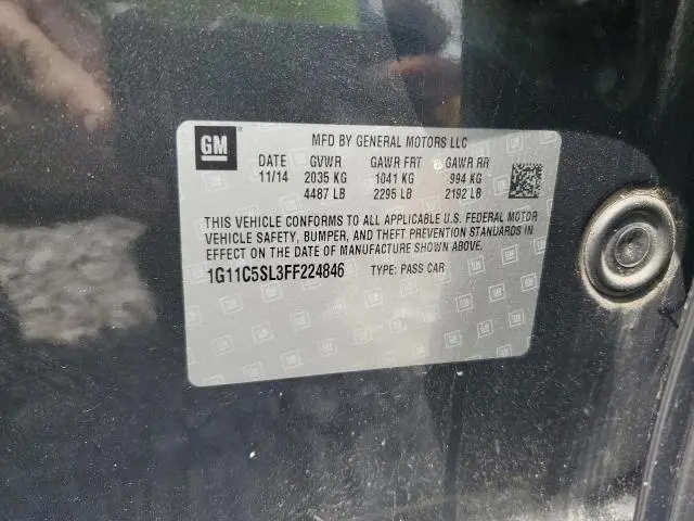2015 CHEVROLET MALIBU 1LT  