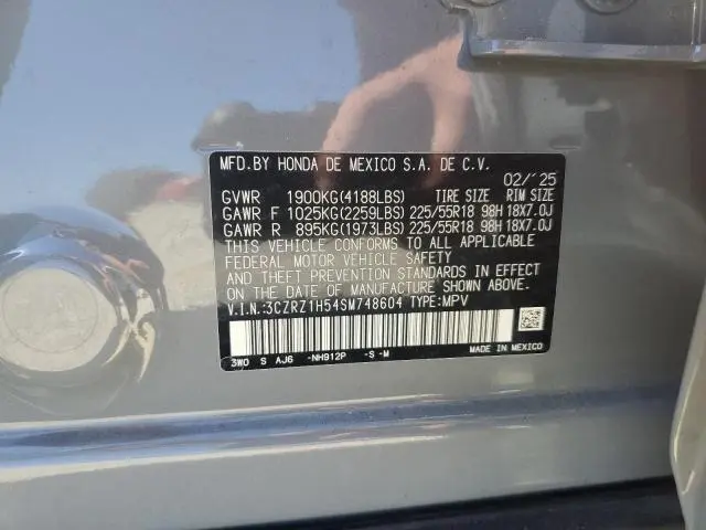 2025 HONDA HR-V SPORT  